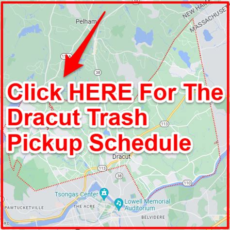 dracut trash schedule|dracut ma trash pickup schedule.